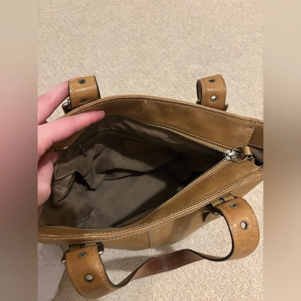 Coach Tan Leather Tote